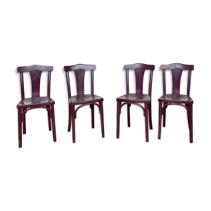 Série de 4 chaises Thonet N°A217