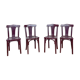 series of 4 Thonet chairs N°A217 of 1930