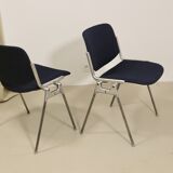 Pair of 2 vintage chairs DSC 106 by Giancarlo Piretti for Anonima Casteli 1965.Ref : Cat