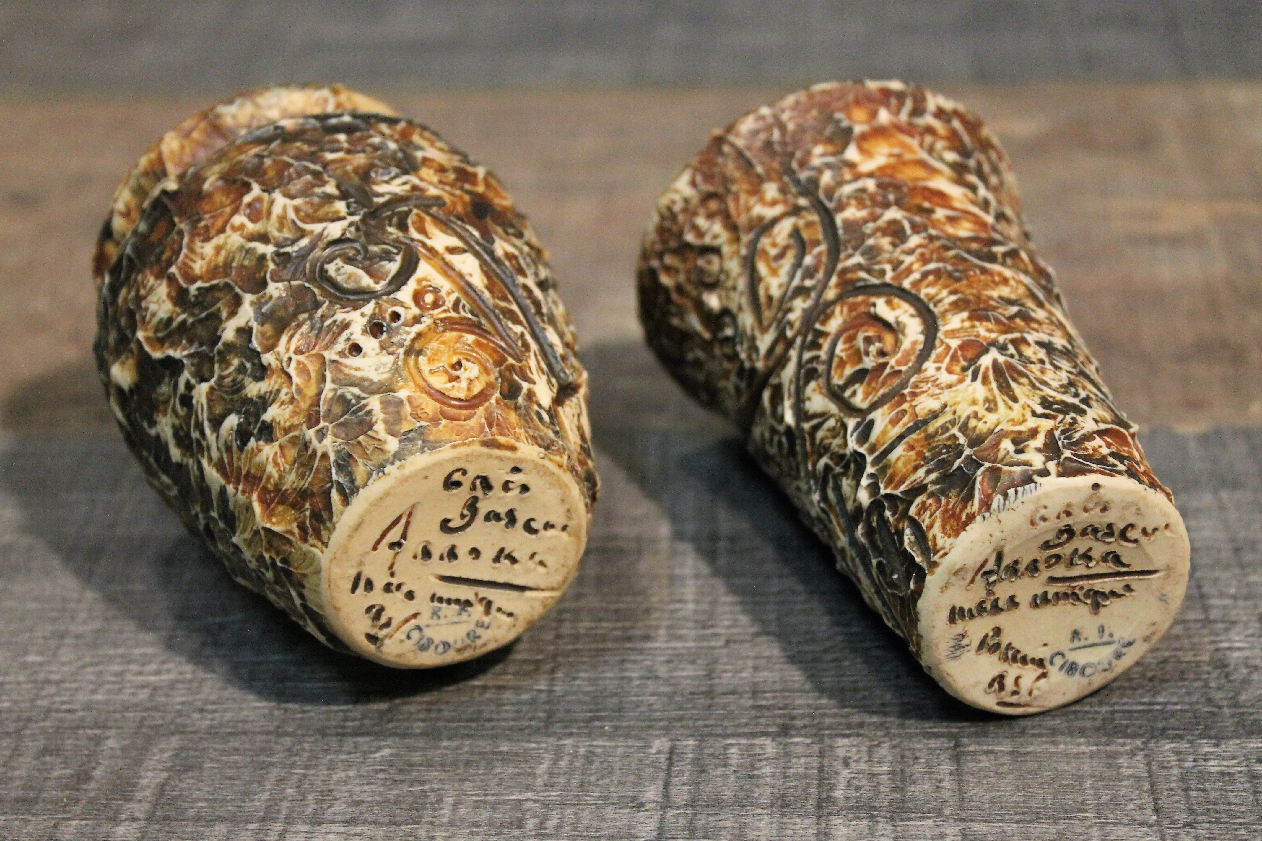 Decanter & ceramic glasses Basque Arroka 1950