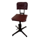 Industrial cast iron chair