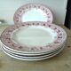6 assiettes plates saint amand