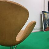 Paire de chaises Arne Jacobsen Swan Fritz Hansen