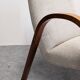 Pair of Bow Wood armchairs by Steiner from the 50s/60s