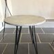 Table d’appoint plateau marbre vintage