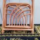 Vintage rattan magazine door, Czech