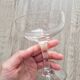 Set of 7 glasses of crystal champagne 1940s