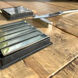 Set of 12 metal knife holders