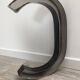 Letter C metal sign