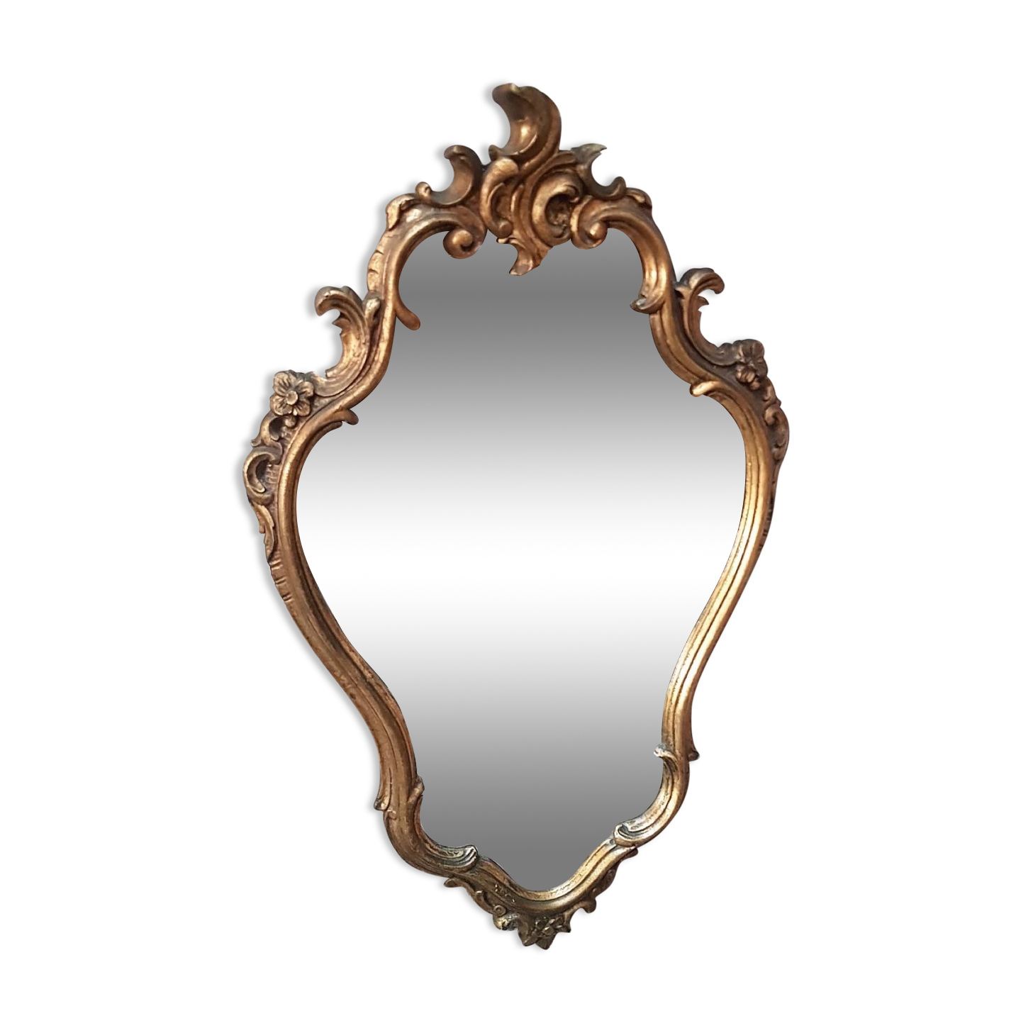 Gilded baroque mirror