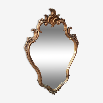 Gilded baroque mirror