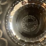 5 St Louis crystal orangeade and whiskey glasses, signed