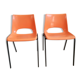 Paire de chaises Robin Day