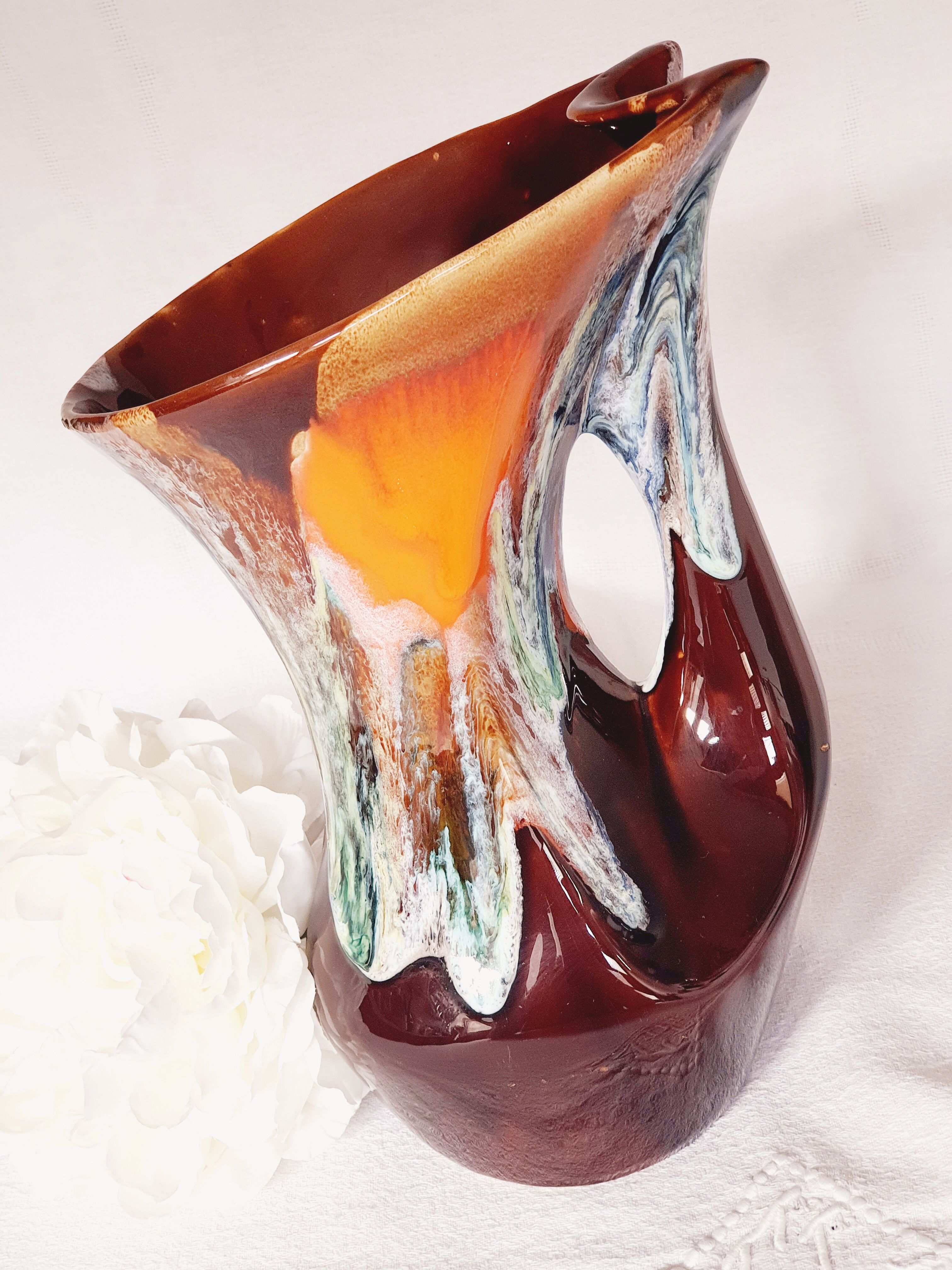 Vallauris fat lava vintage pitcher 50/60