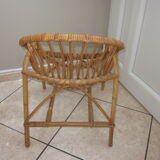 Child 60s rattan chair
