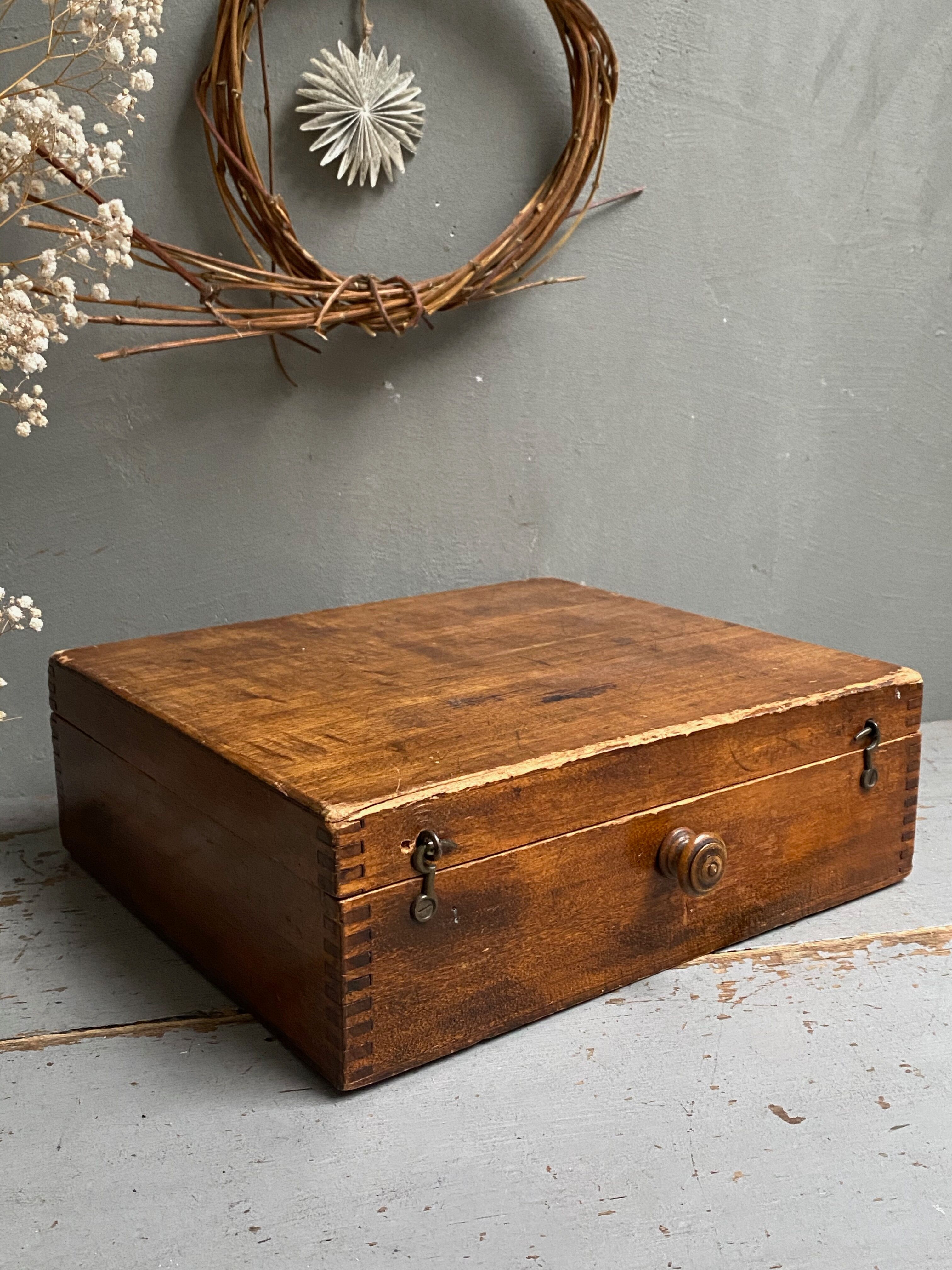 Small wooden chest