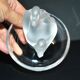 Lalique ring dish bird swan in frosted crystal and signed