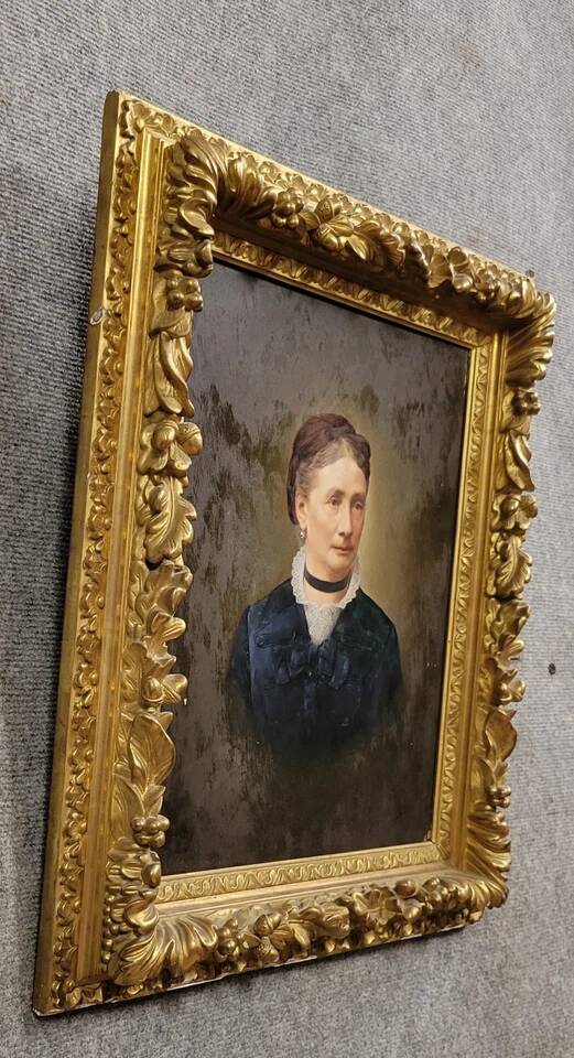 Jules-Emile Saintin: Painting Portrait of a notable
