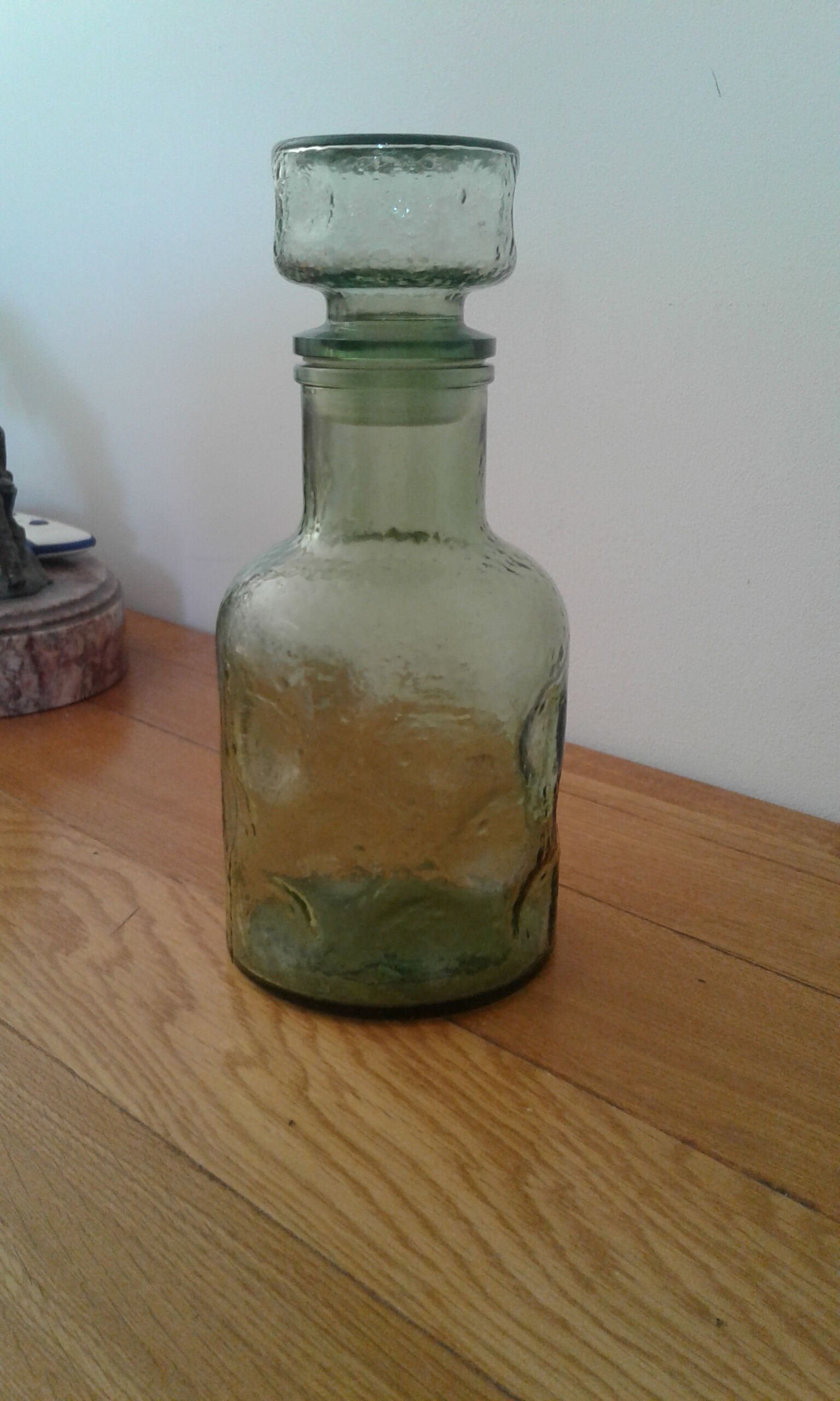 Bottle Bubble Glass. Vintage