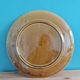 Pie dish cheese platter barbotine Gien 60s