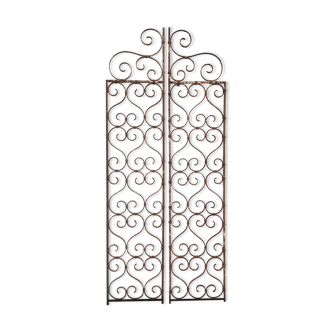 2 wrought iron gates