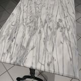 Table Bistro marble and 4 chairs Baumann