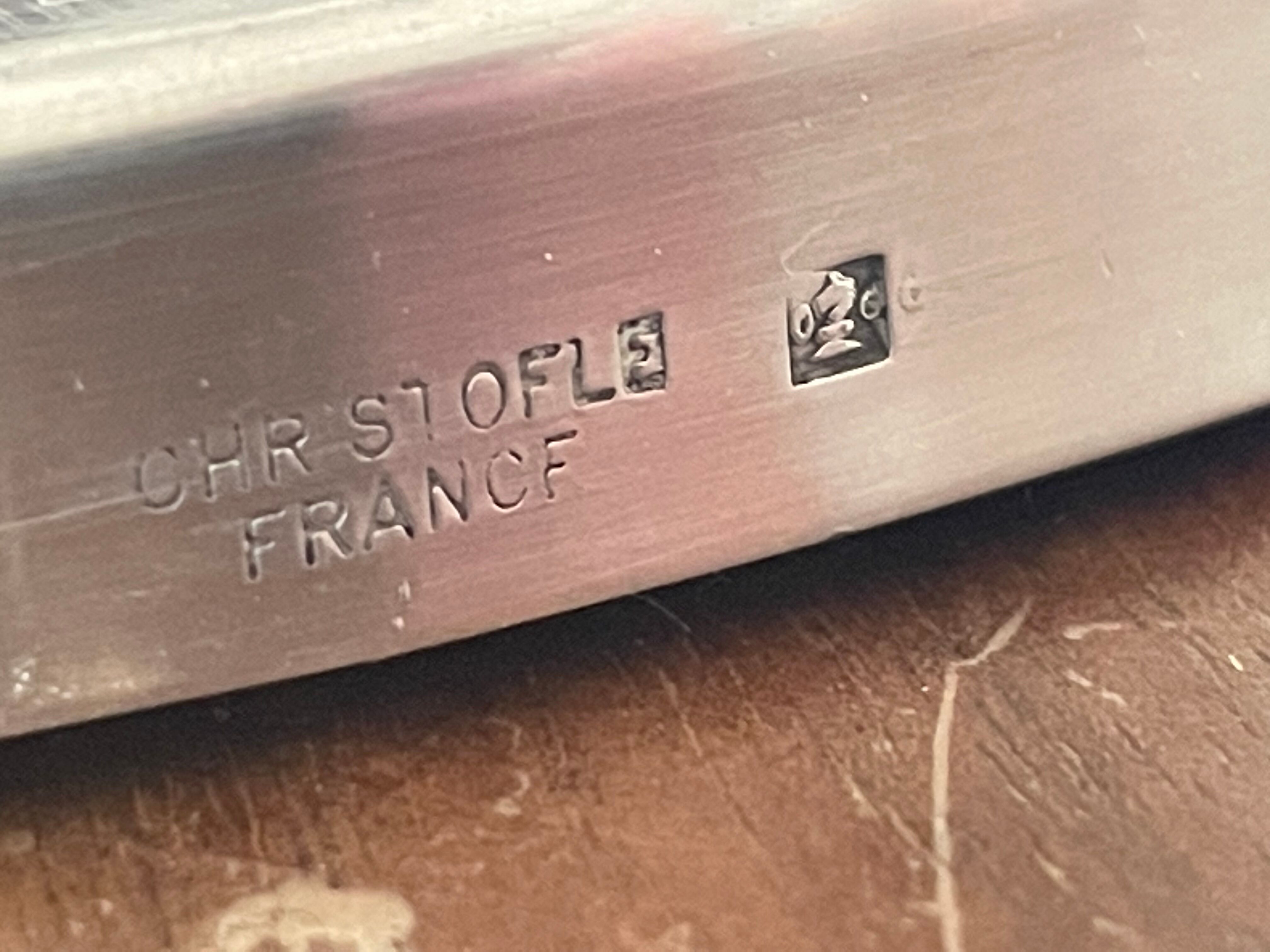Christofle trifle in silver metal