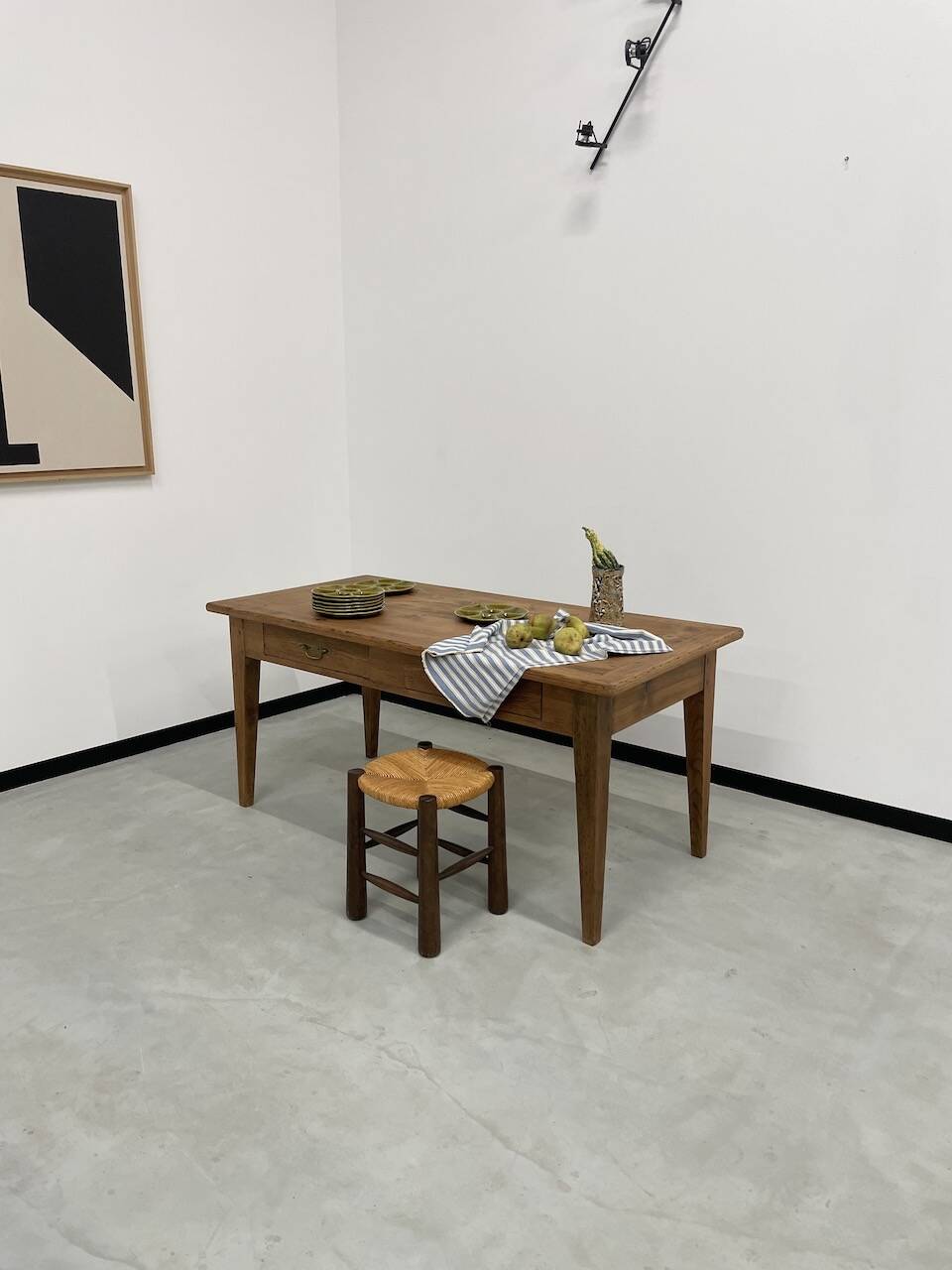 Pine farm table 165 cm