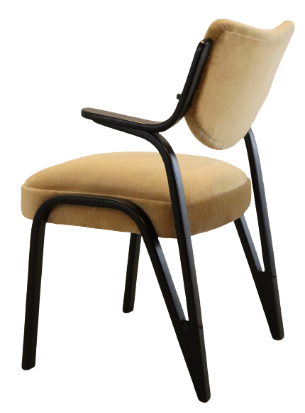 Vintage mid century schwingsessel 'fehrbellin'