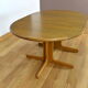 Lubke vintage 1960 Scandinavian design oval table