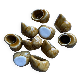 Old earthenware snail