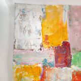 Original painting Abstract art cityscape