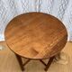 Table d'appoint haute et ronde vintage