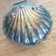 Antique butter dish in silver plate
