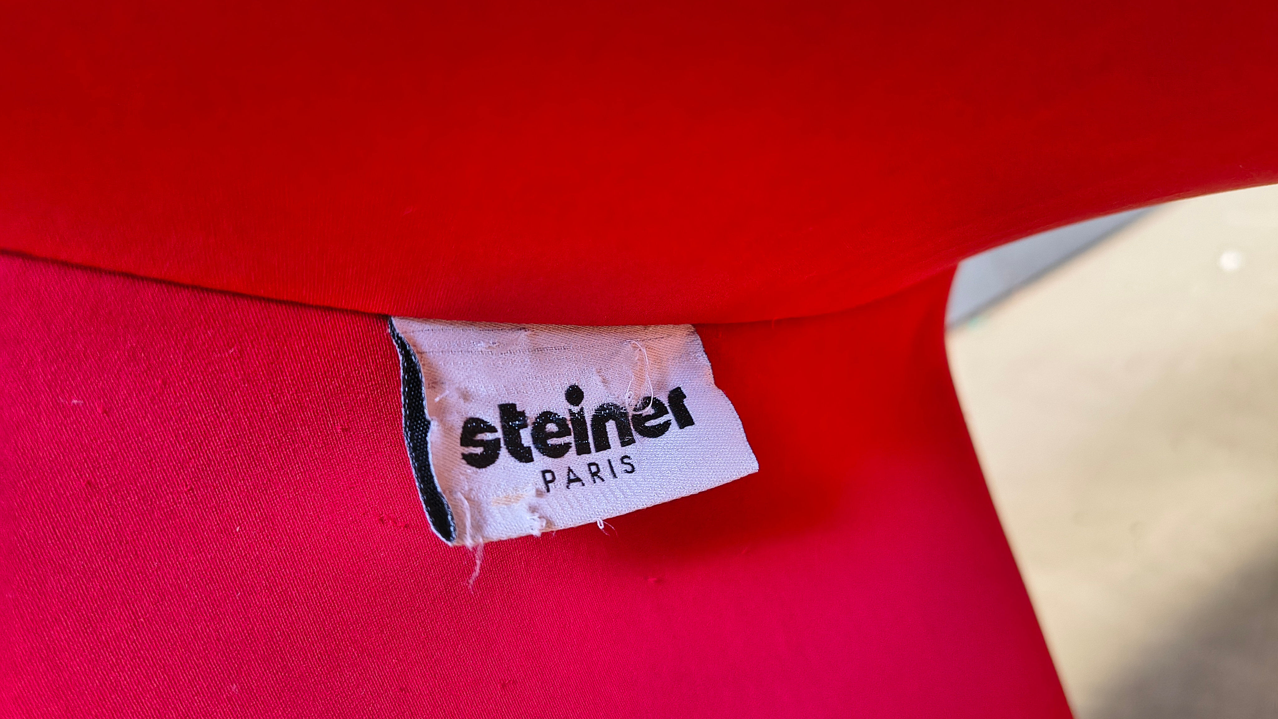 Zen lounge chair by Kwok Hoi Chan for Steiner Paris, 1980s