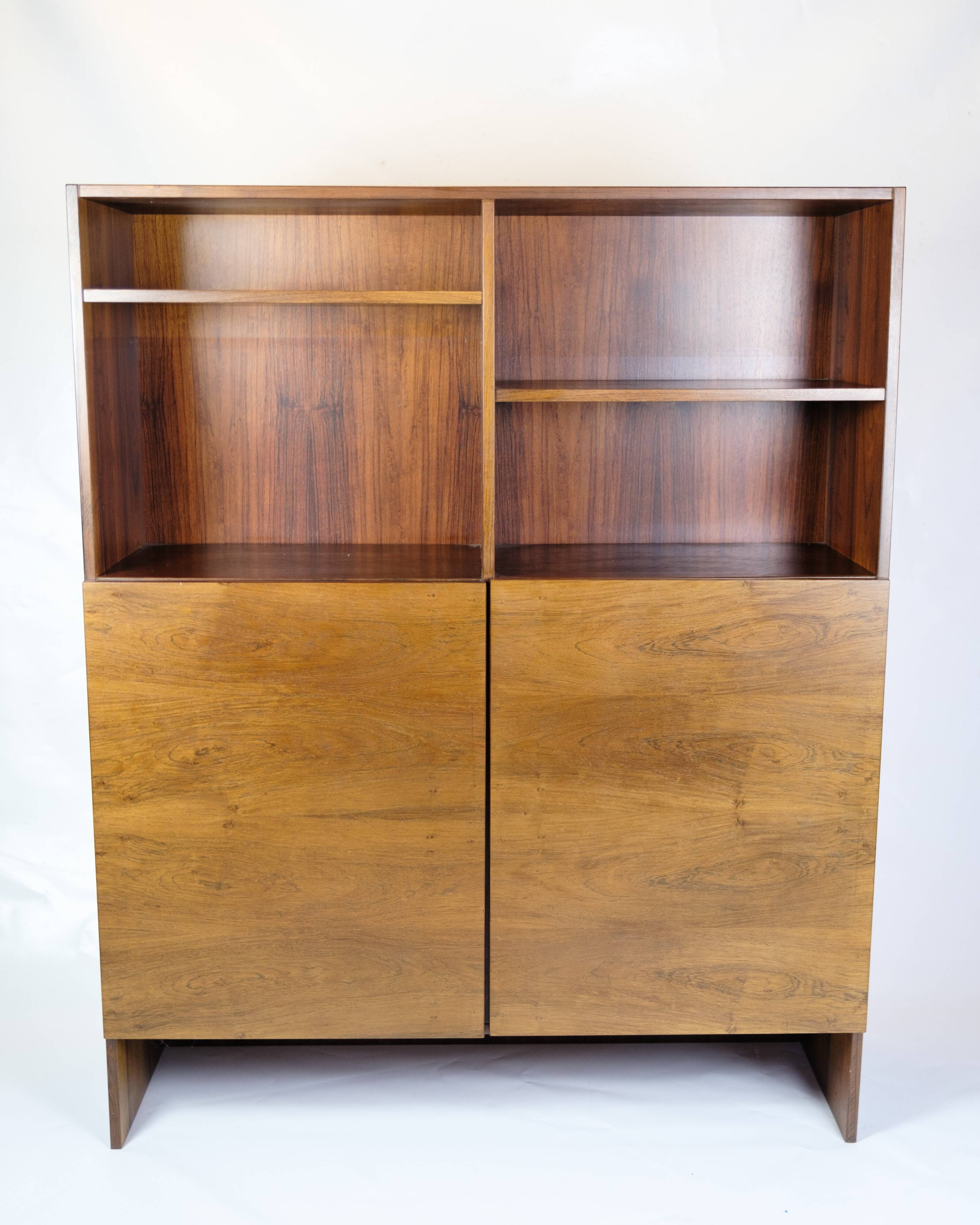 Bookcase Made In Rosewood From 1960s