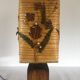 Vintage lamp in solid wood 70s