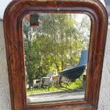 Louis Philippe mirror 42 x 55 wood and stucco