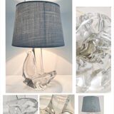 Vintage Schneider crystal lamp