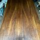 Solid wood farmhouse table, 19th century.