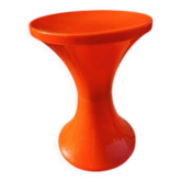 Vintage orange plastic Tam Tam stool