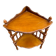 Corner shelf with 2 levels in wood