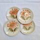 Dessert plates with flowers St Amand