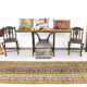 3x10 Rug For Kitchen Navy Blue Turkish Runner Rug, 82x303Cm SKU 24963