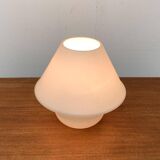 1970s vintage space-style German glass table lamp by Limburg.