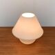 Lampe de table en verre allemande de style espace vintage des années 1970 de Limburg