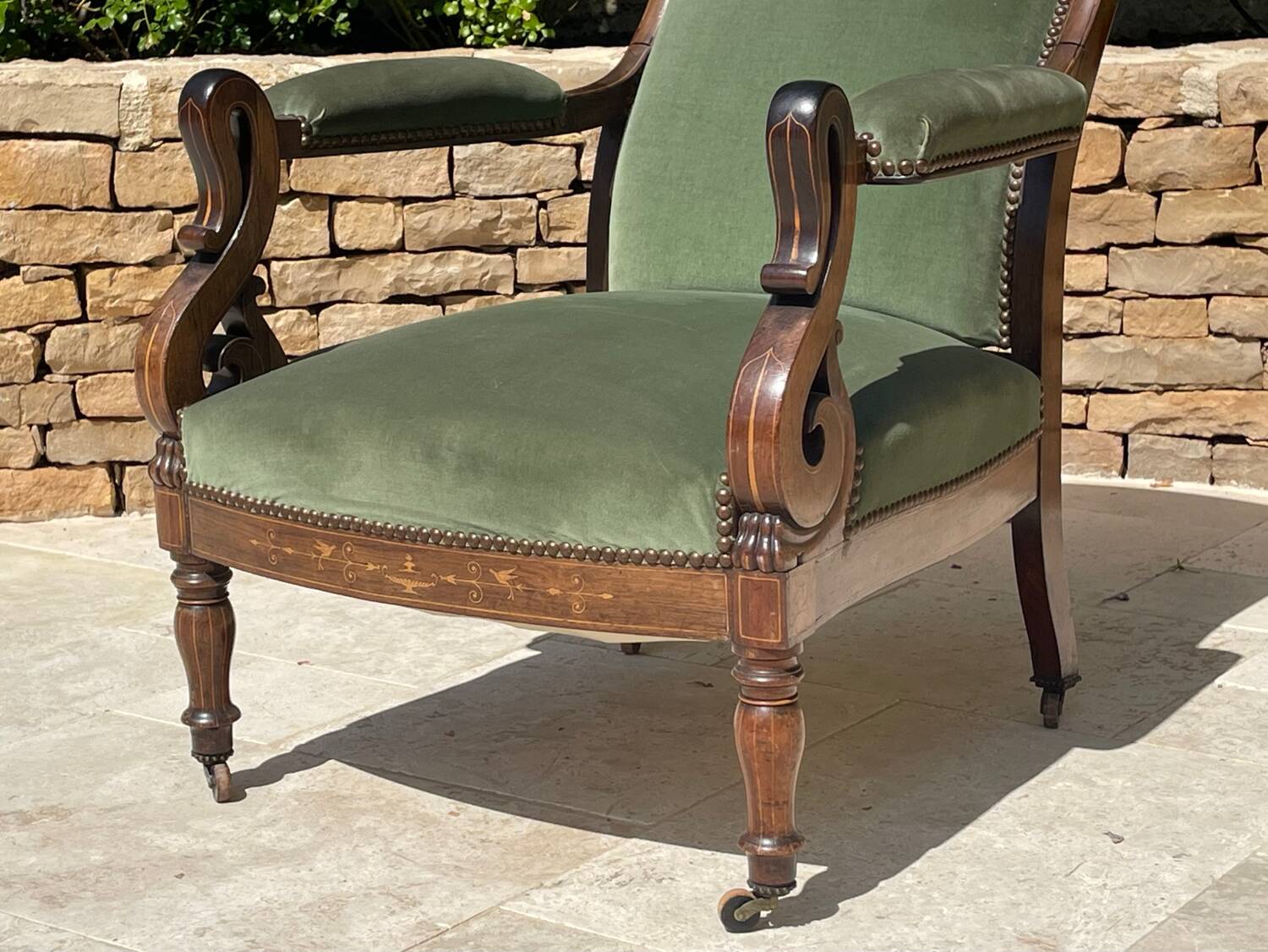 Voltaire Charles X armchair
