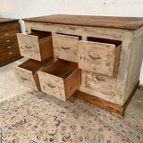 Trade furniture, workshop with large drawers