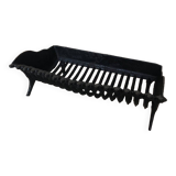 Old Vintage Black Cast Iron Fireplace