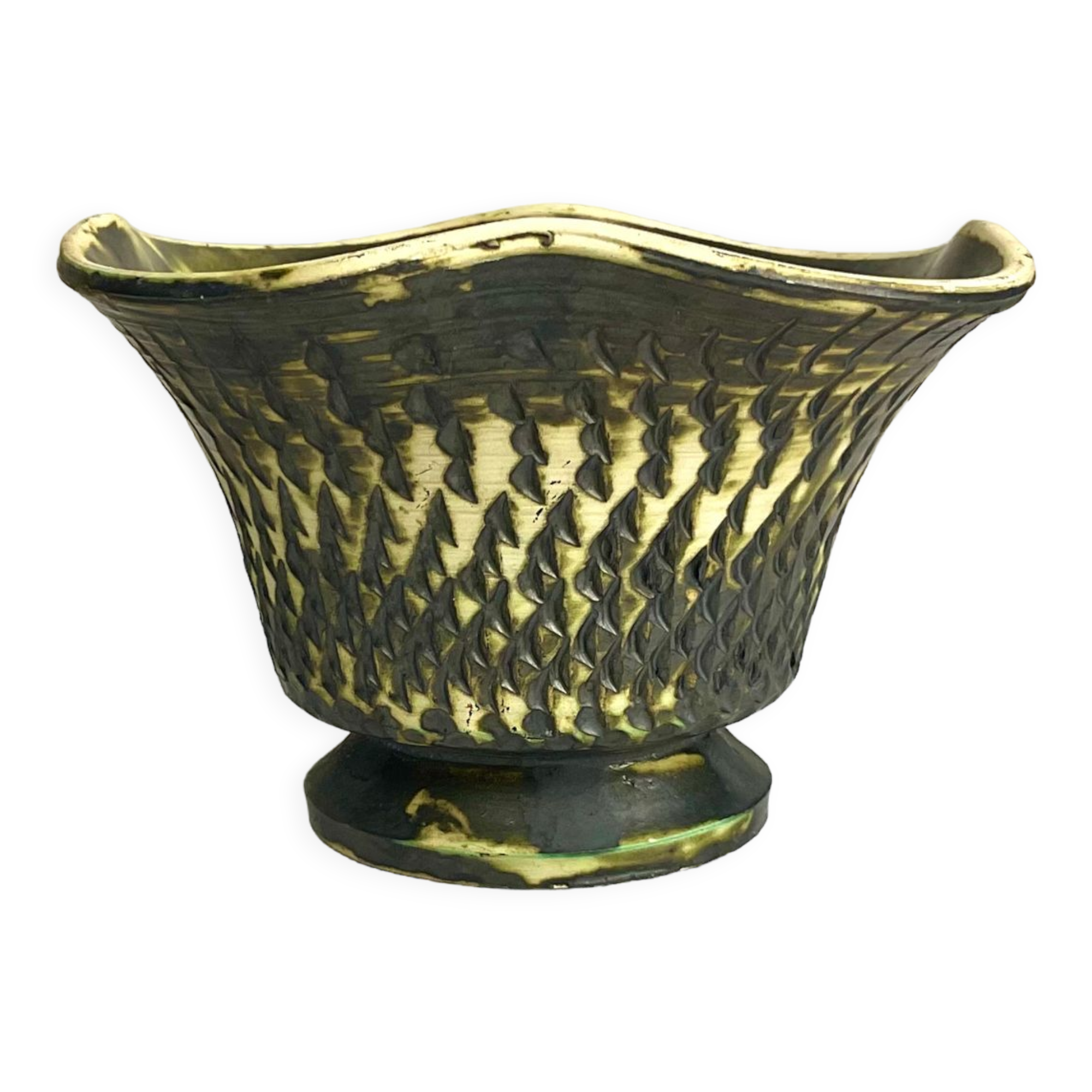 Vintage ceramic pot cover